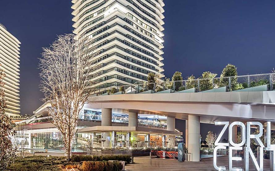 Zorlu Raffles Hotel 1410х555